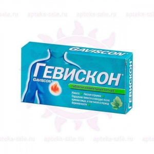 Гевискон таб жев 250мг №12 мята