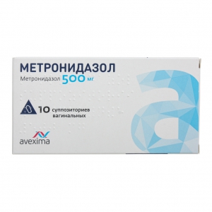 Метронидазол супп вагин 500мг №10