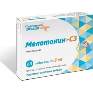 Мелатонин-СЗ таб ппо 3мг №60