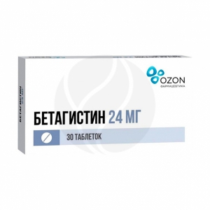 Бетагистин таб 24мг №30