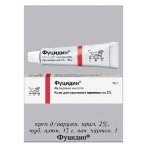 Фуцидин крем д/наруж примен 2% 15г