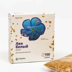 Витатека Лен Белый семена 150г