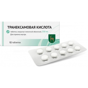 Транексамовая Кислота таб ппо 250мг №10