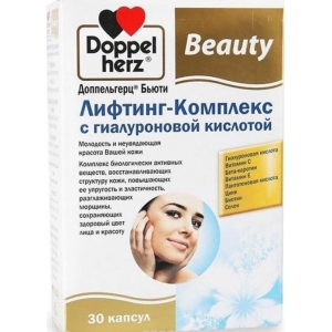 Доппельгерц Бьюти Лифтинг-Комплекс капс №30 гиалуроновая к-та
