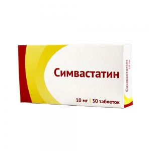 Симвастатин таб ппо 10мг №30