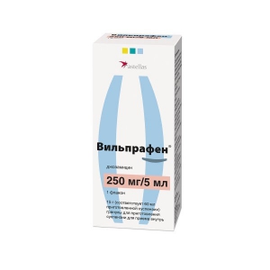 Вильпрафен гран д/сусп д/внутр 250мг/5мл 15г