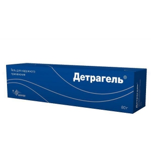 Детрагель гель д/наруж примен 80г