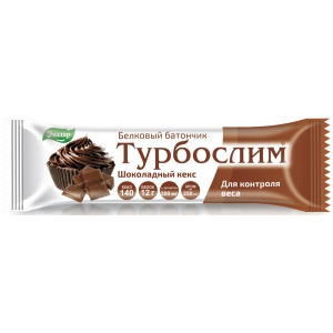 Турбослим батончик д/похудения 50г шоколадный кекс
