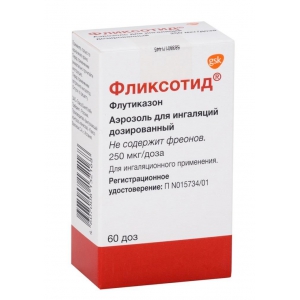 Фликсотид аэроз д/инг доз 250мкг/доз 60ДОЗ