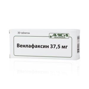 Венлафаксин-Алси таб 37,5мг №30