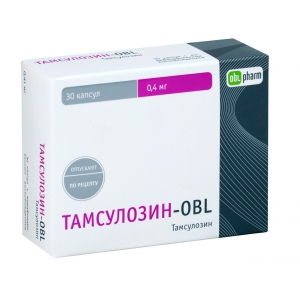 Тамсулозин-OBL капс с модиф высвоб 0,4мг №30