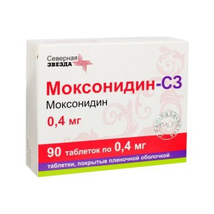 Моксонидин-СЗ таб ппо 0,4мг №90