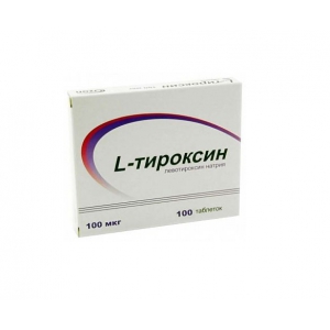 Л-Тироксин таб 100мкг №100