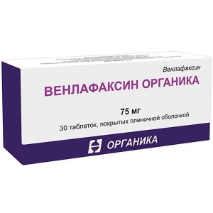Венлафаксин-Органика таб ппо 75мг №30