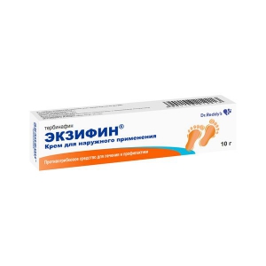 Экзифин крем д/наруж примен 1% 10г
