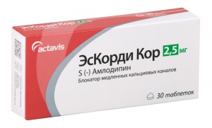 ЭсКорди Кор таб 2,5мг №30