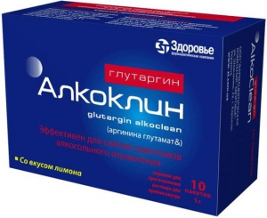 Алкоклин Глутаргин пор д/р-ра пак 1г №10