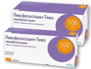 Левофлоксацин-Тева таб ппо 500мг №7