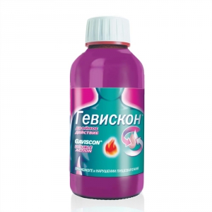 Гевискон Двойное Действие сусп д/внутр примен фл 150мл мята