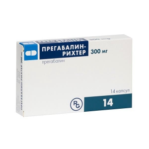 Прегабалин-Рихтер капс 300мг №14