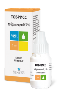 Тобрисс капли глазн 0,3% 5мл