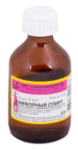 Камфорный Спирт р-р д/наруж примен 10% 40мл