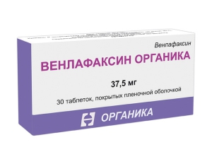 Венлафаксин-Органика таб ппо 37,5мг №30