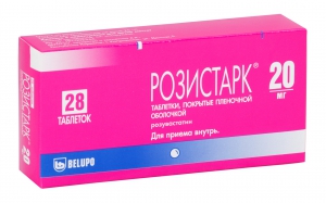 Розистарк таб ппо 20мг №28