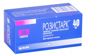 Розистарк таб ппо 40мг №56