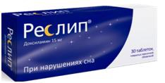 Реслип таб ппо 15мг №30