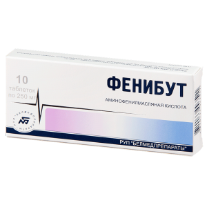 Фенибут таб 250мг №10
