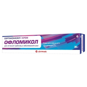 Офломикол крем д/наруж примен 2% 20г