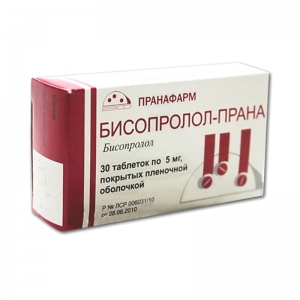 Бисопролол-Прана таб ппо 5мг №30