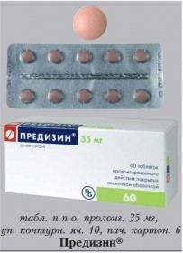 Предизин таб ппо пролонг действия 35мг №60