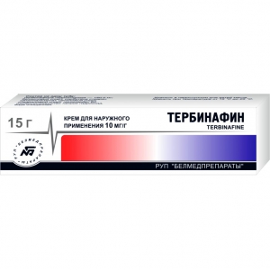 Тербинафин крем д/наруж примен 1% 15г