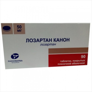 Лозартан-Канон таб ппо 50мг №90