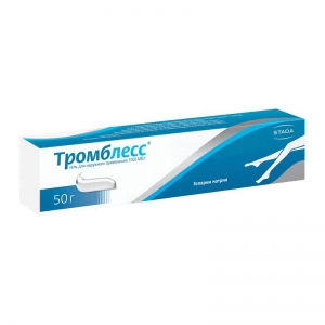 Тромблесс гель д/наруж примен 1000МЕ/г 50г