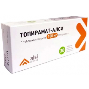 Топирамат-Алси таб ппо 100мг №30