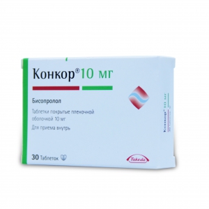 Конкор таб ппо 10мг №30
