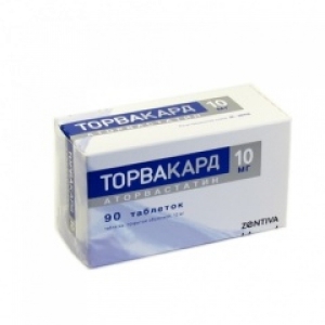 Торвакард таб ппо 10мг №90