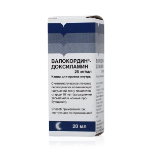 Валокордин-Доксиламин капли д/внутр примен 25мг/мл 20мл