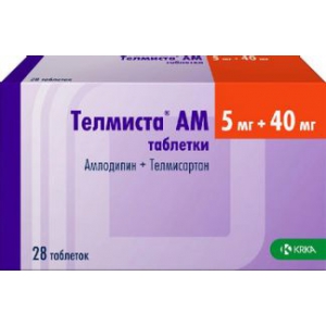 Телмиста АМ таб 5мг+40мг №28