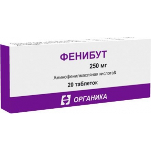 Фенибут таб 250мг №20