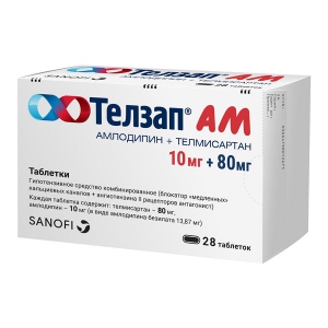 Телзап АМ таб 10мг+80мг №28