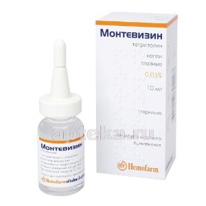 Монтевизин капли глазн 0,05% фл 10мл + насад дозир